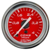 Pressão Combustível 0-4 Kg ø=60mm Rosca =Q Vermelho (W04.392R)