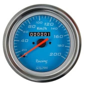 Velocímetro Mecânico 200Km W0.625 Esportivo  ø=85mm Cabo=0,625 Azul  (W90.030R)