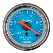Vacuômetro ø=52mm Rosca =Bico 8mm  Azul (W06.031R)