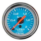 Pressão Turbo 0-2Kg ø=60mm Rosca =Bico 8mm Azul (W04.368R)