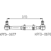 Barra de Ligação da direção Ranger 4x2 - 4x4 Até 1997 (KPFD-3376) (nº original F2TZ3304C)