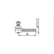 Terminal de direção Rosca Esquerda - Toyota Bandeirante - (KPT-549)(nº Original 45045-98001) 