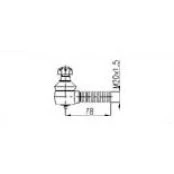 Terminal de direção Rosca Esquerda - Toyota Bandeirante - (KPT-547)(nº original 45043-98001) 
