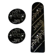 Pedaleira modelo Jeep com anti derrapante