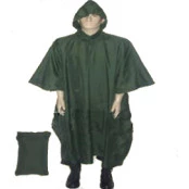 Capa de Chuva na cor Verde Militar (Poncho)