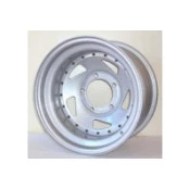 Roda aro 16x8 Modelo Direcional estilo Mangels em aço com 5 furos para Jeep Willys