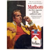 Quadros Decorativos Retro (Imagens Retro) - Tema: Marlboro Why dont' you - Ref: 7118/SA