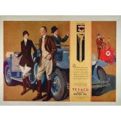 Quadros Decorativos Retro (Imagens Retro) - Tema: Texaco Colden Motor - Ref: 7115/SA