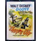 Quadros Decorativos Retro (Imagens Retro) - Tema: Walt Disney Pateta - Ref: 7098/SA