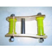 Jumelo Alto zincado com buchas em PU ( sem a bucha fixa ) para Willys / Ford de 1955 à 1983