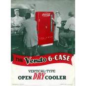 Quadros Decorativos Retro (Imagens Retro) - Tema: Coca-Cola " Open dry cooler - Ref: 7071/SA
