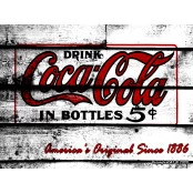 Quadros Decorativos Retro (Imagens Retro) - Tema: Coca-Cola America's - Ref: 7066/SA