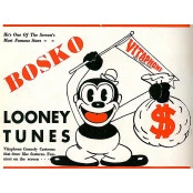 Quadros Decorativos Retro (Imagens Retro) - Tema: Looney Tunes Bosko - Ref: 7059/SA