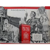 Quadros Decorativos Retro (Imagens Retro) - Tema: Pall Mall The Finest Quality - Ref: 7050/SA