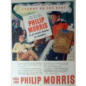 Quadros Decorativos Retro (Imagens Retro) - Tema: Philip Morris Johnny on the - Ref: 7045/SA