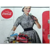 Quadros Decorativos Retro (Imagens Retro) - Tema: Coca-Cola Drink - Ref: 7042/SA