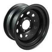 Roda 16x8 Reforçada feita em Aço, Modular 5 furos de 139,7 Black (ÚLTIMA PEÇA)