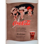 Quadros Decorativos Retro (Imagens Retro) - Tema: Coca- Cola Delicious - Ref: 7025/SA 