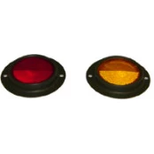 Olho de Gato vermelho / amarelo para Jeep Militar - Par