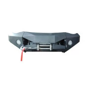 Para choque dianteiro de aço com mesa de guincho para Mitsubishi Triton + Farol de Milha