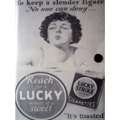 Quadros Decorativos Retro (Imagens Retro) - Tema: Lucky Strike To Keep - Ref: 7013/SA 