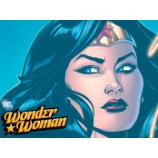 Quadros Decorativos Retro (Imagens Retro) - Tema: Wonder Woman - Ref: 7012/SA 
