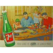 Quadros Decorativos Retro ( Imagens Retro) - Tema: 7up You like it - Ref : 7005/SA 