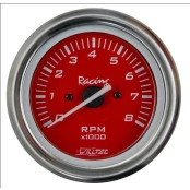 Contagiros, Tacômetro 6 CC INJ/CARB 8000 ø=100mm Vermelho (w40.447R)