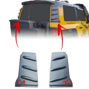 Jogo de Defletor de Ar Lateral traseiro Lado Esquerdo e Direito para Troller 2015 2016 2017 2018 2019 2020