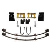 1/2 Kit Feixe de Mola Dianteiro com jumelo baixo e Canela Fina (Toyota) para Adaptar em Jeep, Rural e F-75 - Para 1 Eixo