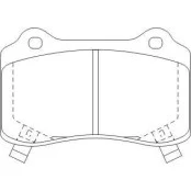 Pastilha de Freio Traseiro - Cherokee - 109,7 x 69,3 x 15,4 - PW 783