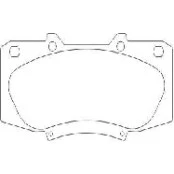 Pastilha de Freio Dianteiro - Toyota Hilux - 144 x 66,7 x 17 - PW 758