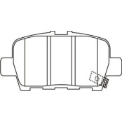 Pastilha de Freio Traseiro - Suzuki  Vitara - 105,5 x 39,5 x 13,7 - PW 743