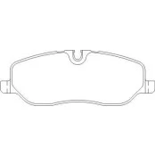 Pastilha de Freio Dianteiro - Land Rover - 162,6 x 58,7 x 18,1 - PW 651