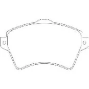 Pastilha de Freio Dianteiro - Land Rover -   131,5 x 62 x 17,5 - PW 609