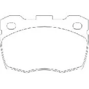 Pastilha de Freio Dianteiro - Land Rover -   126,5 x 68,6 x 16,5 - PW 587