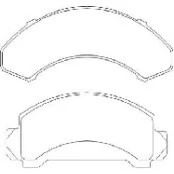 Pastilha de Freio Dianteiro - Ford Explorer -  172 x 63,6 x 15 / 160,2 x 62,5 x 14 -PW 577