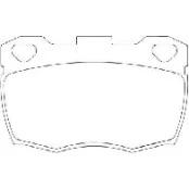 Pastilha de Freio Dianteira - Land Rover -  126,7 x 68,6 x 18 - PW 506 