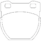Pastilha de Freio Traseira - Land Rover - 88,7 x 69 x 14,5 - PW 505