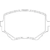 Pastilha de Freio Dianteira - Suzuki Vitara  - 109,8 x 55,1 x 14 - PW 432
