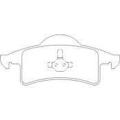 Pastilha de Freio Traseira - Grand Cherokee -  141 x 59 x 17,3 - PW 420
