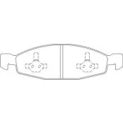 Pastilha de Freio Dianteira - Grand Cherokee - 194,3 x 55,5 x 16 - PW 419