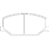 Pastilha de Freio  Dianteira - Suzuki -  110,5 x 41,5 x 14,4 - PW 376