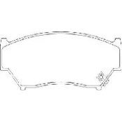 Pastilha de Freio Dianteira - Suzuki -  116,5 x 45,2 x 15 - PW 375