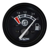 Indicador de Combustível (V=90 C=0) 12v 52mm Preto para Engesa