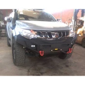 Para Choque Mitsubishi Triton 2017 em Diante - (Frente Nova) Feito em Aço, Com Mesa de Guincho