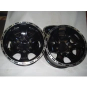 Conjunto Rodas Mangels Kombat Black 6 furos
