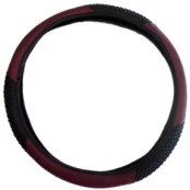 Capa de Volante Cor : Preto/Bordo - Ref 2303/SA ▲