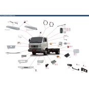 SUPORTE PARACHOQUE VW 8-120 LE/LD MET
