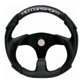 Volante Esportivo Preto com cubo para todos os veículos diâmetro 330 mm 